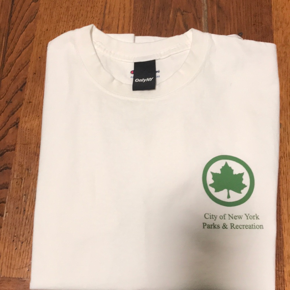 Tee Shirt NYC Parks Dept logo